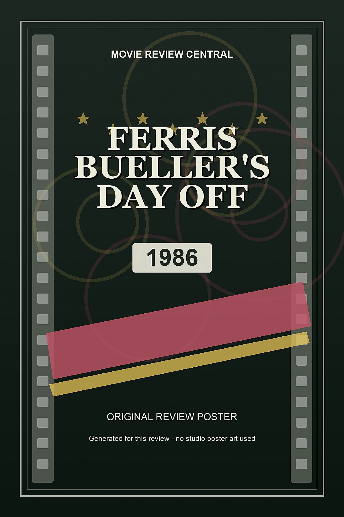 Ferris Bueller's Day Off (1986) - original review poster