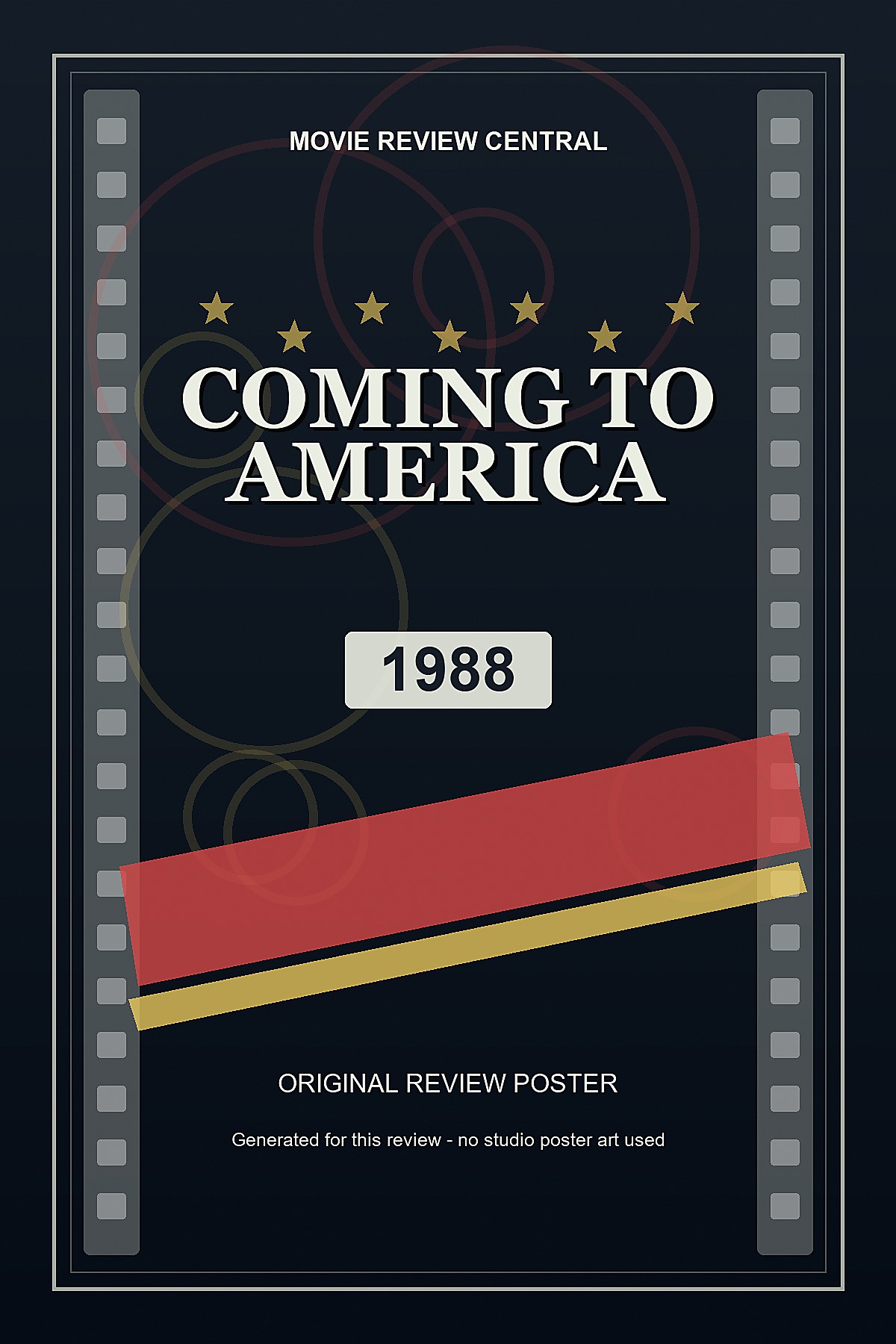 Coming to America (1988) - original review poster
