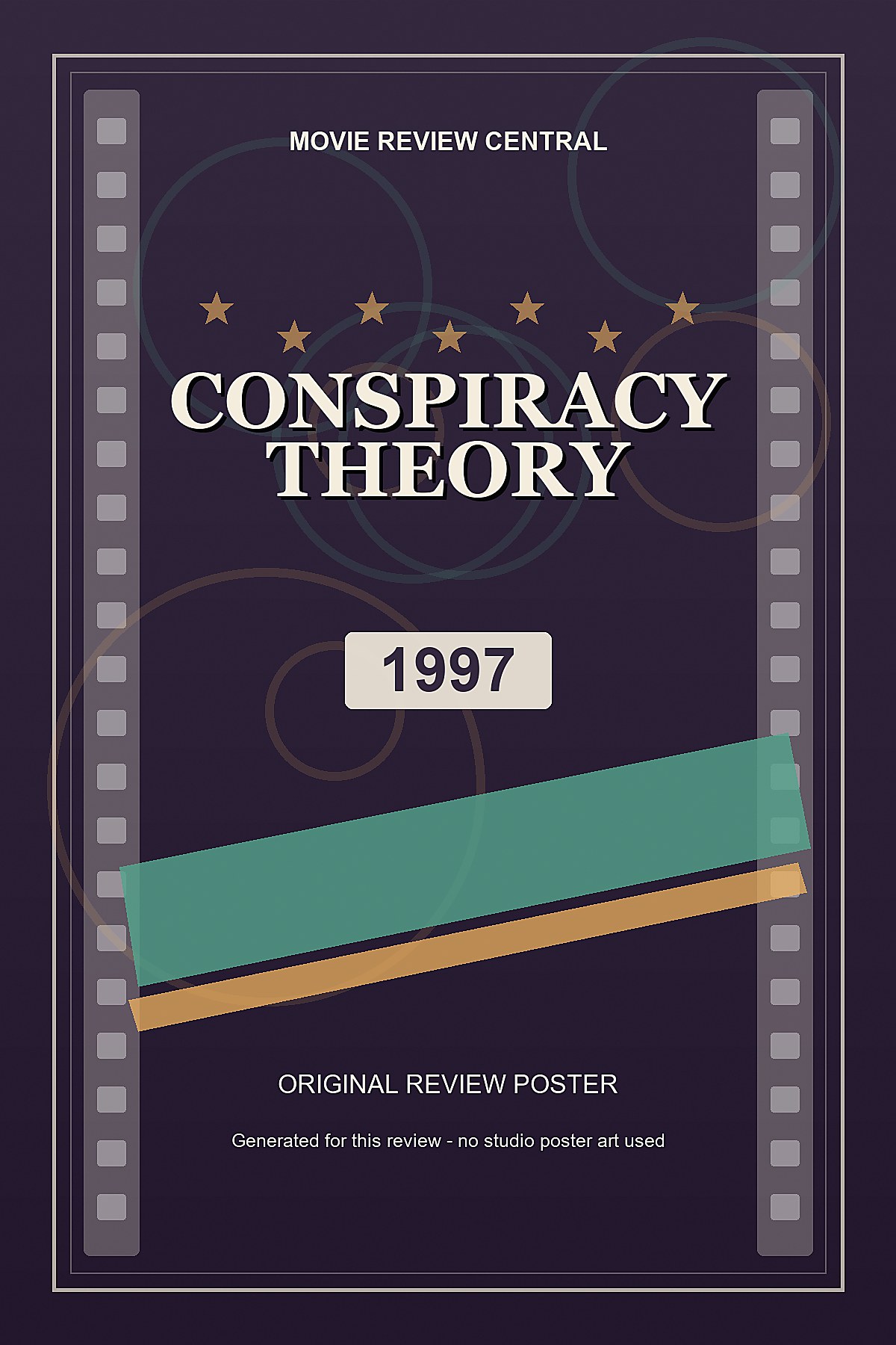 Conspiracy Theory (1997) - original review poster