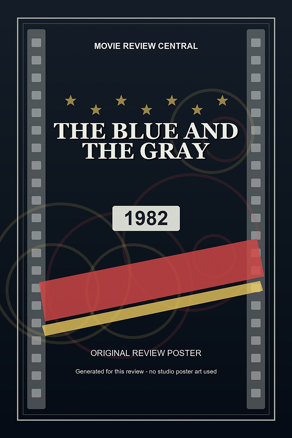 The Blue and the Gray (1982) - original review poster