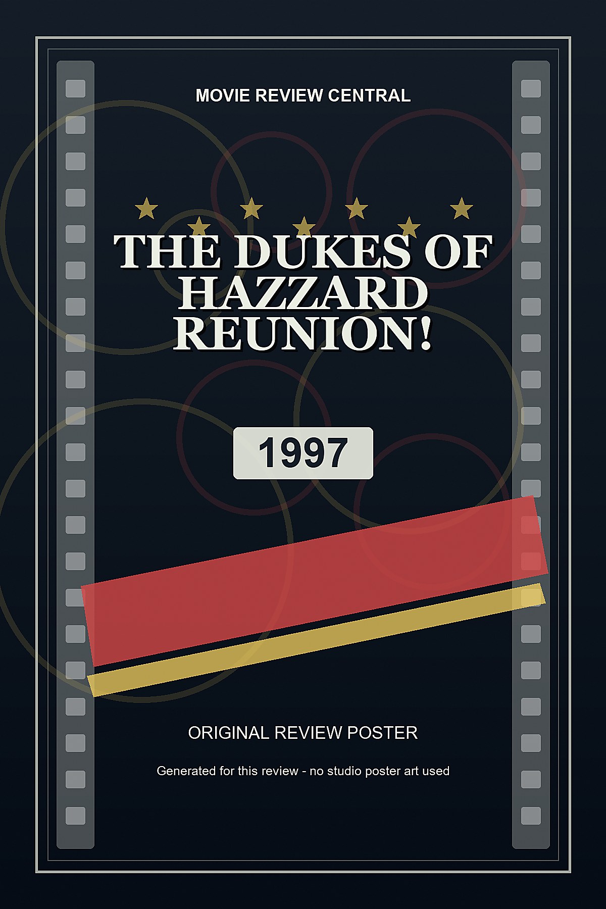 The Dukes of Hazzard: Reunion! (1997) - original review poster