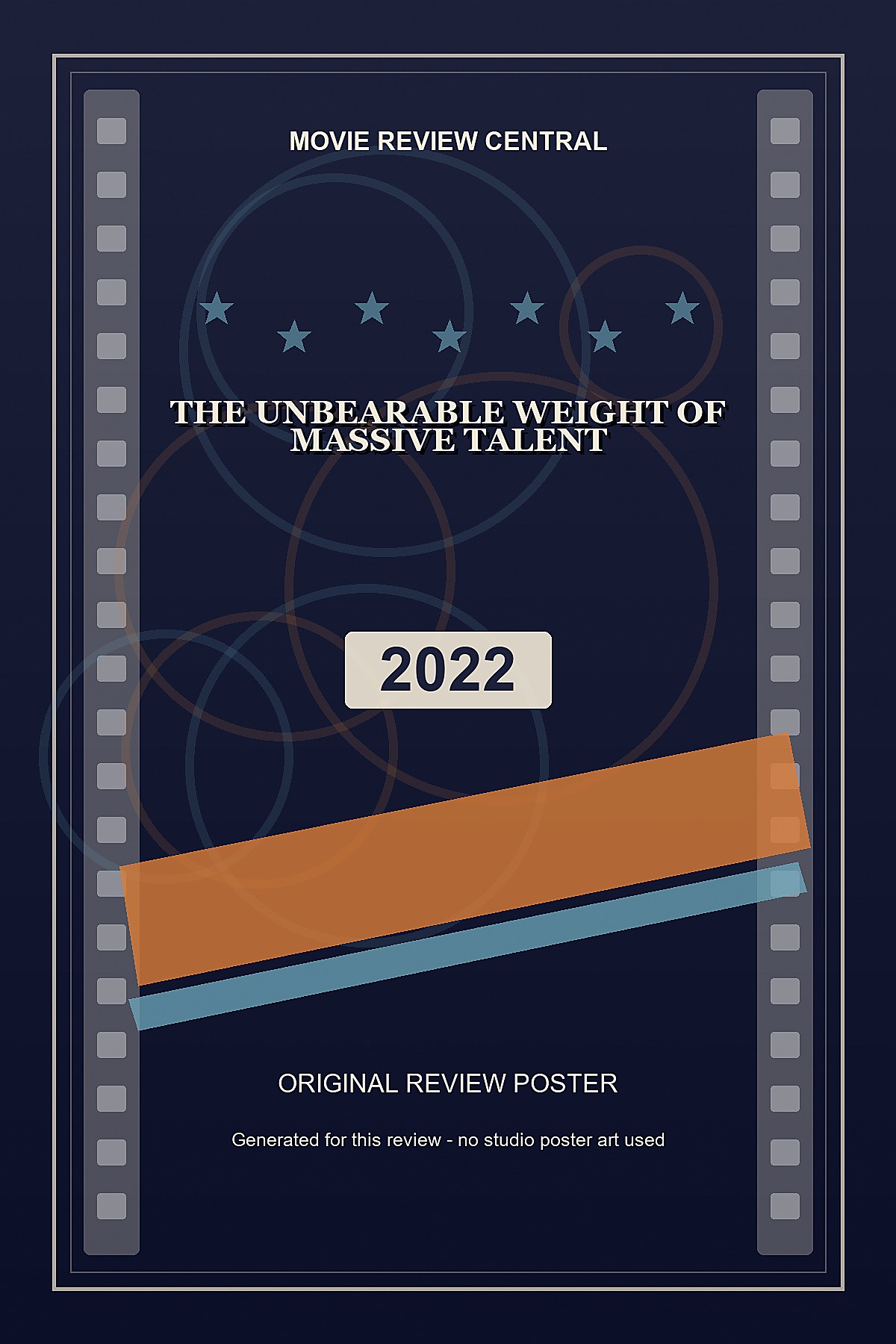 The Unbearable Weight of Massive Talent (2022) - original review poster