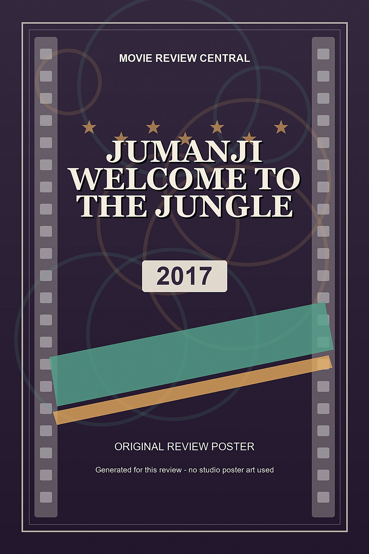 Jumanji: Welcome to the Jungle (2017) - original review poster Jumanji: Welcome to the Jungle (2017) - original review poster