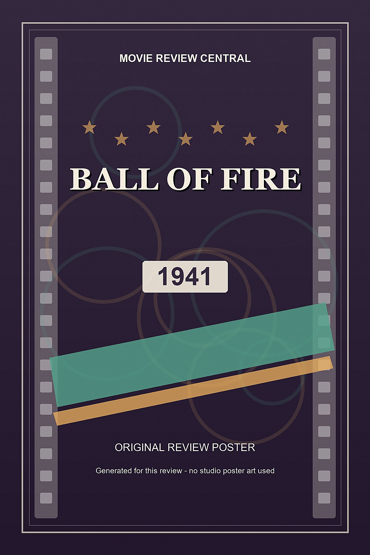 Ball of Fire (1941) - original review poster