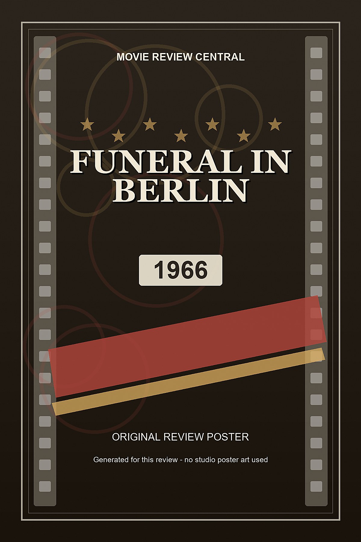Funeral in Berlin (1966) - original review poster