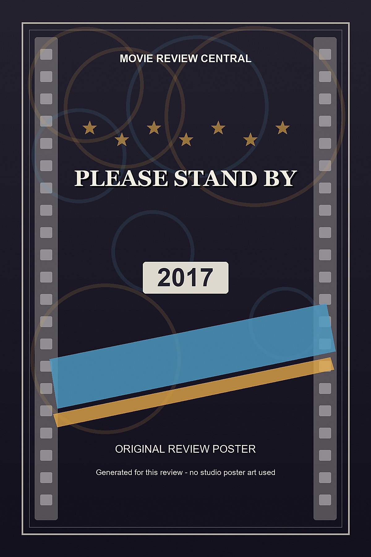 Please Stand By (2017) - original review poster