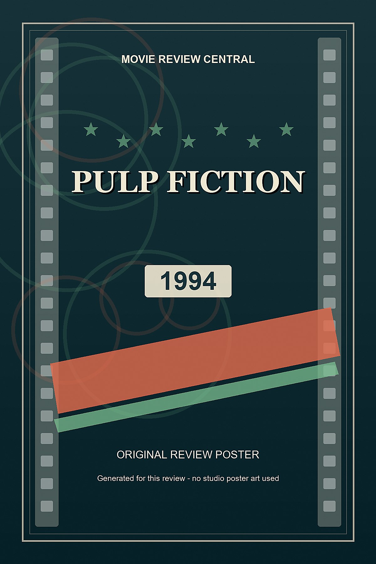 Pulp Fiction (1994) - original review poster