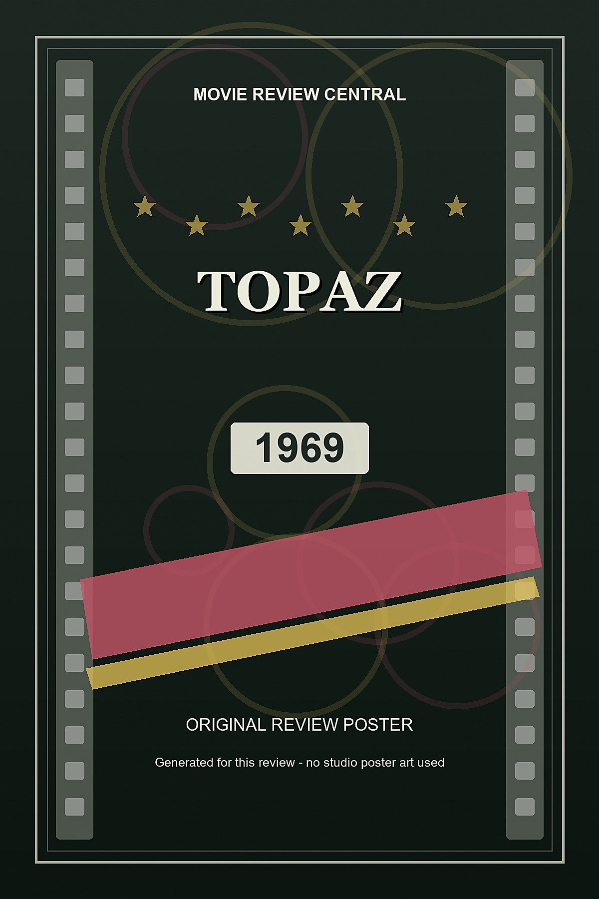 Topaz (1969) - original review poster