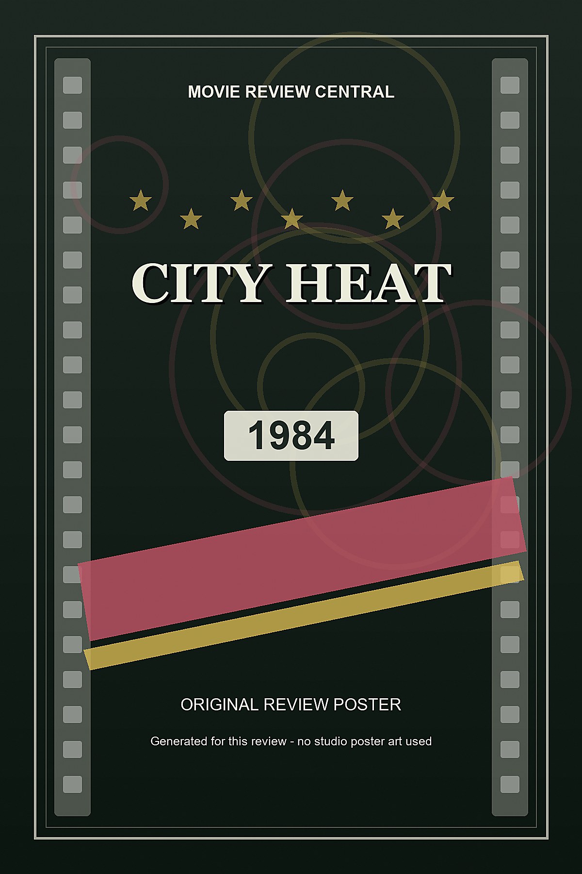 City Heat (1984) - original review poster