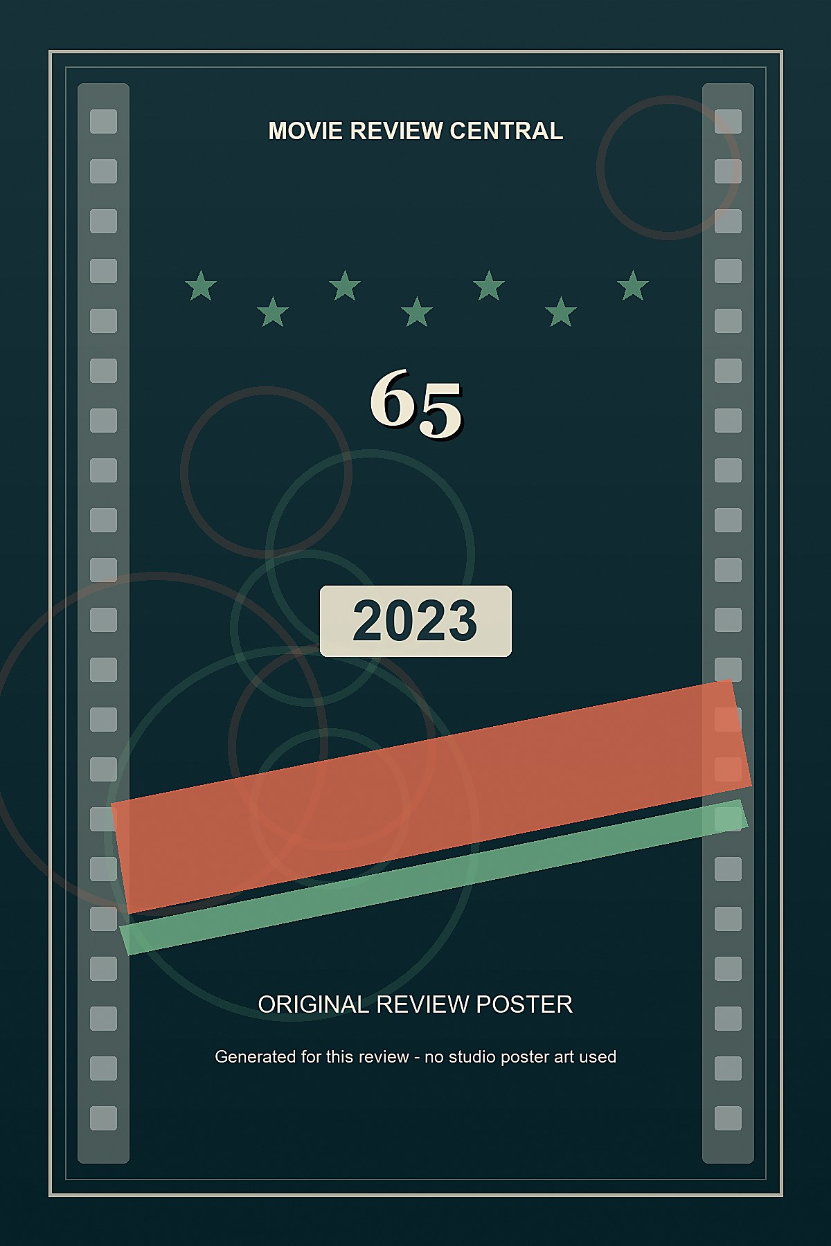 65 (2023) - original review poster