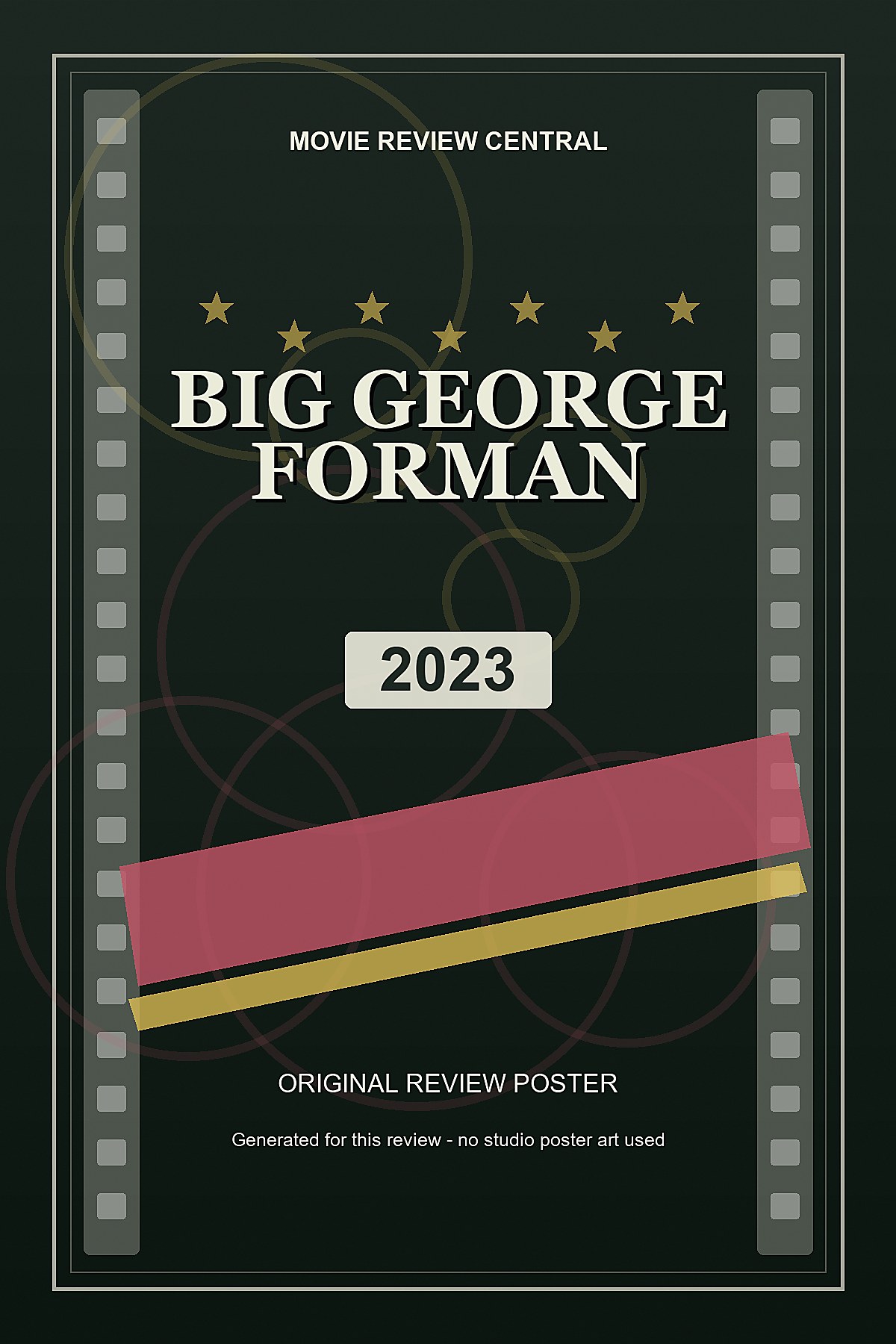 Big George Forman (2023) - original review poster