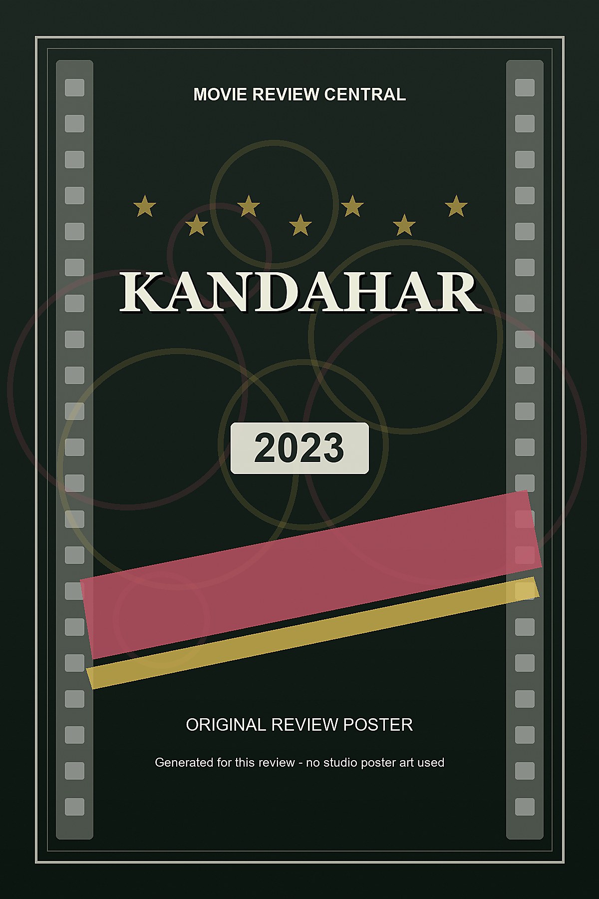 Kandahar (2023) - original review poster