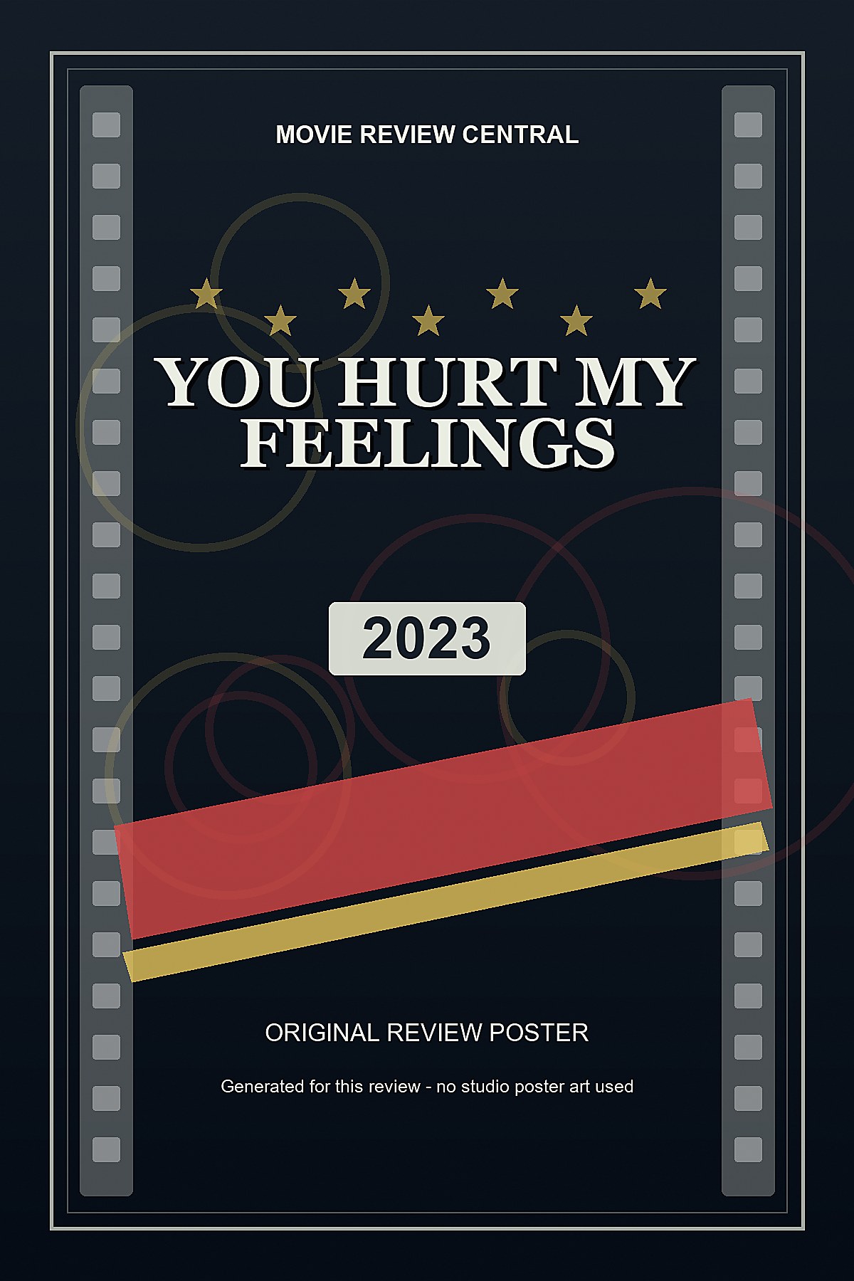 You Hurt My Feelings (2023) - original review poster