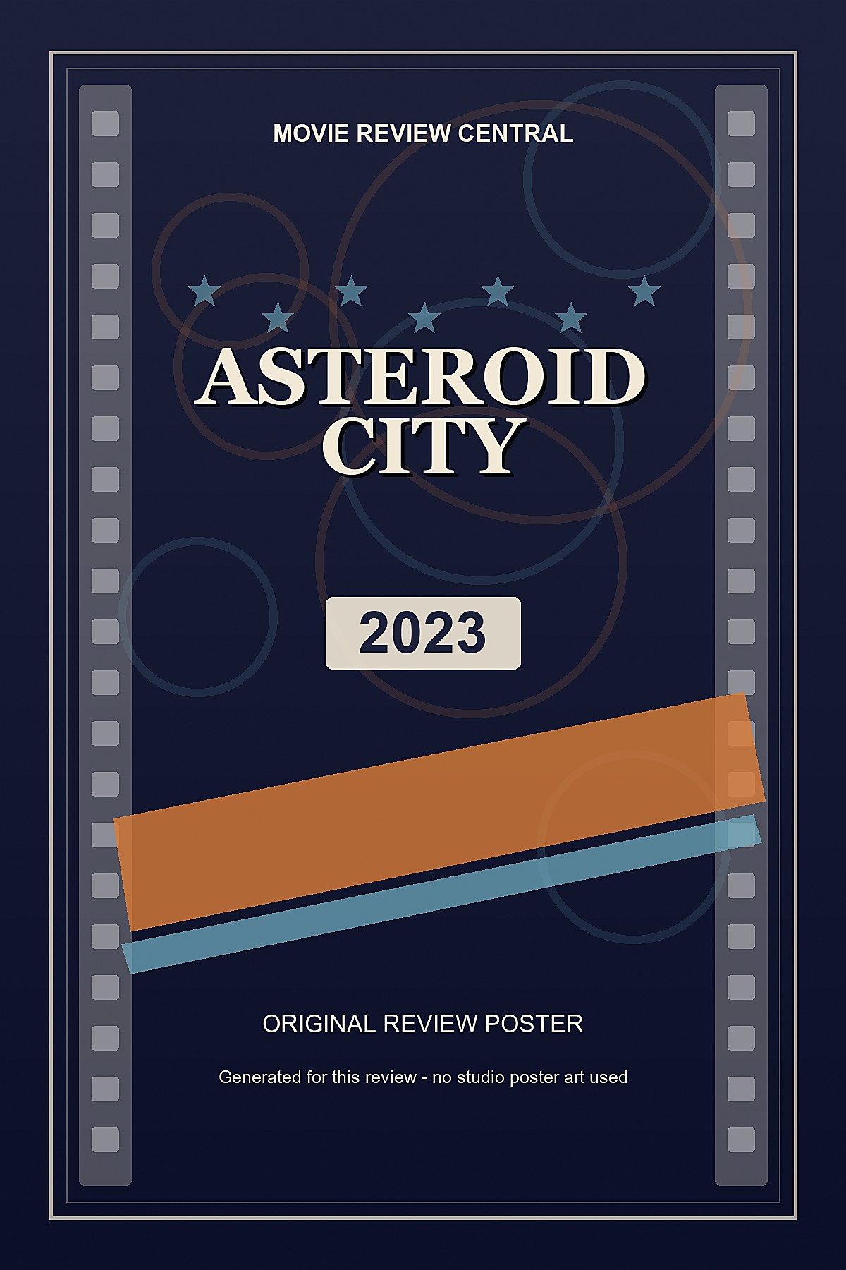 Asteroid City (2023) - original review poster Asteroid City (2023) - original review poster