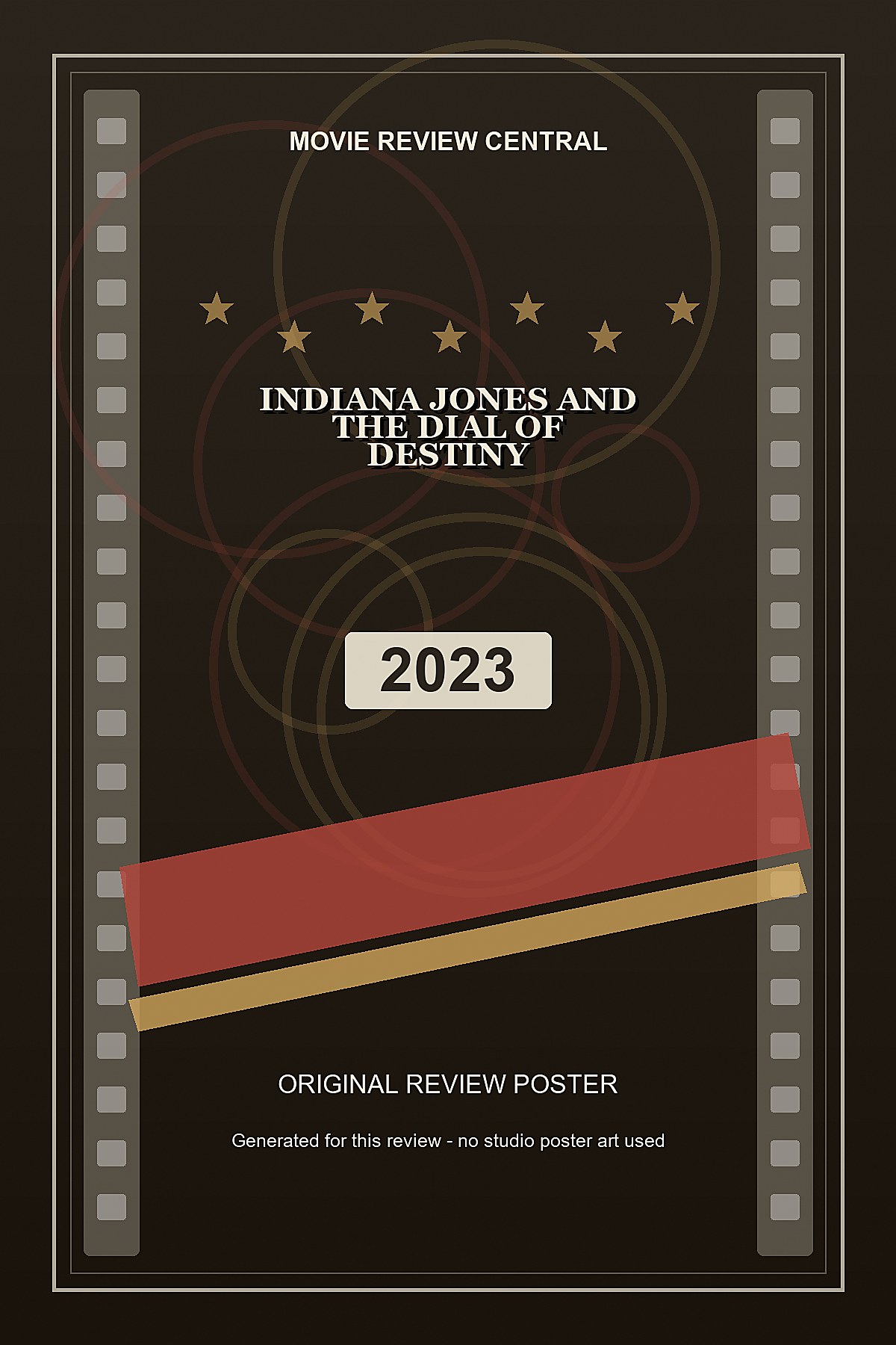 Indiana Jones and the Dial of Destiny (2023) - original review poster Indiana Jones and the Dial of Destiny (2023) - original review poster