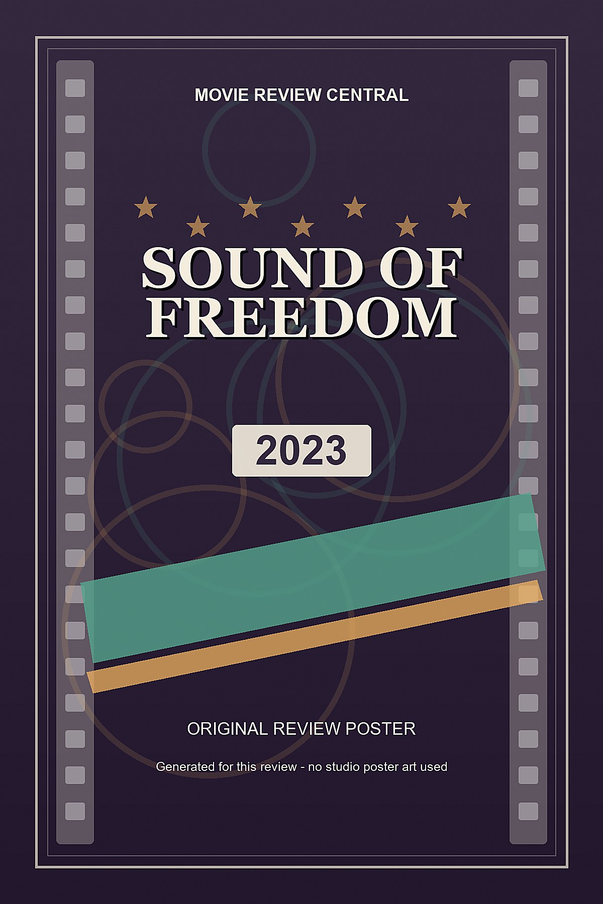 Sound of Freedom (2023) - original review poster Sound of Freedom (2023) - original review poster
