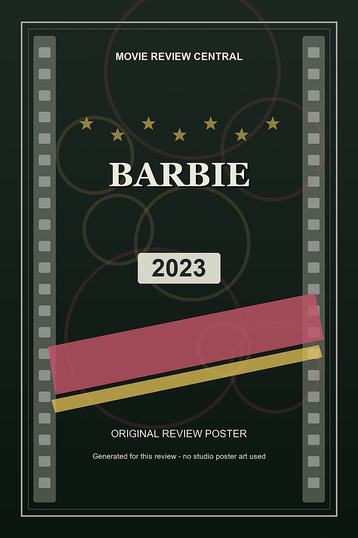 Barbie (2023) - original review poster Barbie (2023) - original review poster