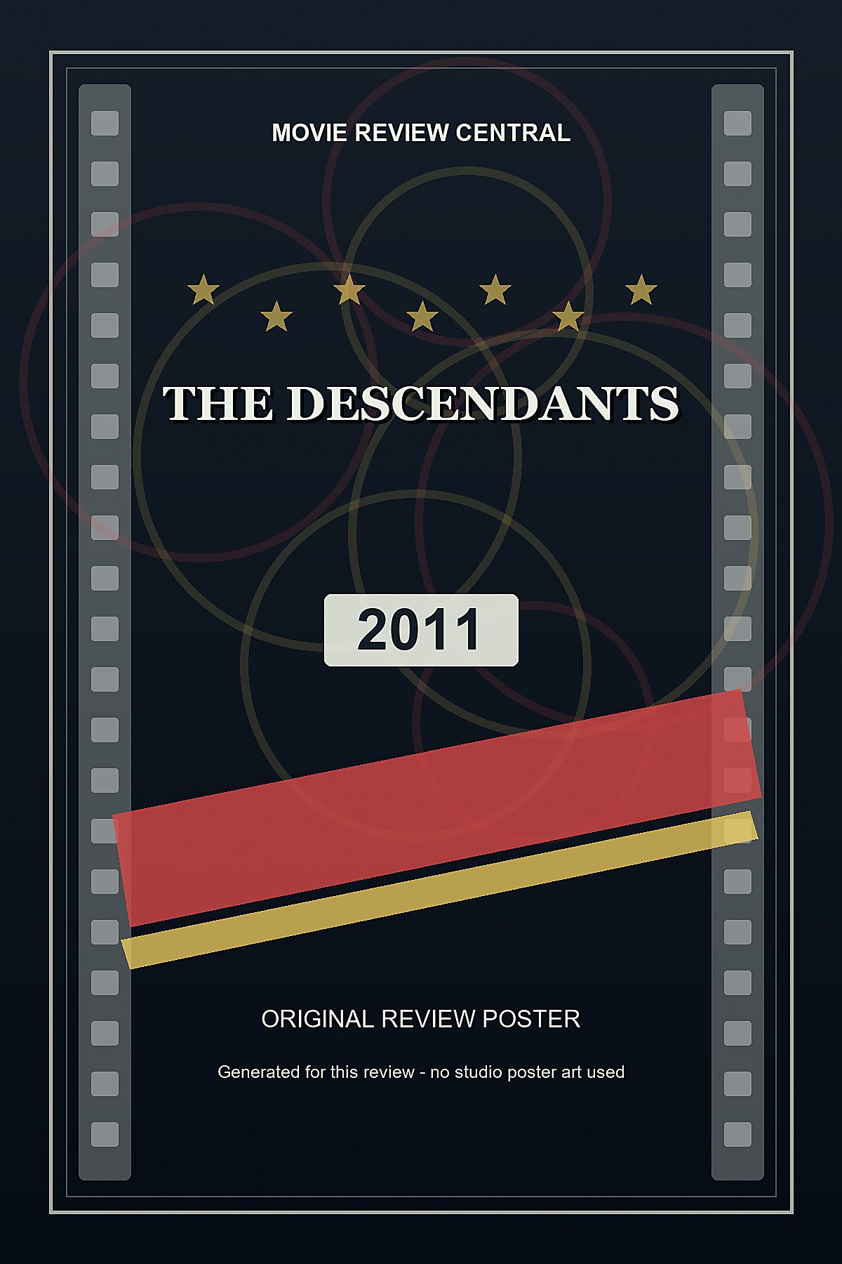 The Descendants (2011) - original review poster The Descendants (2011) - original review poster