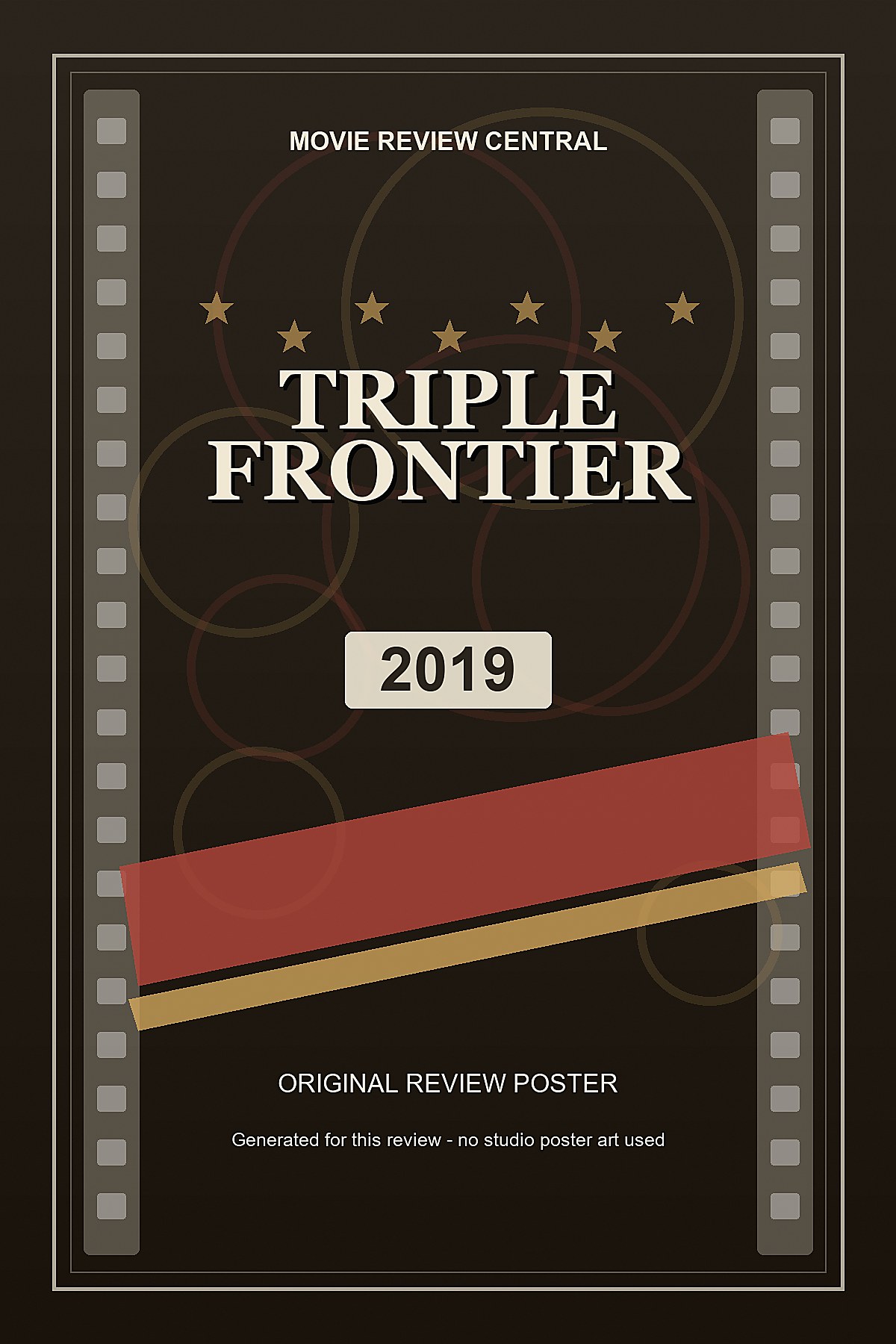 Triple Frontier (2019) - original review poster Triple Frontier (2019) - original review poster