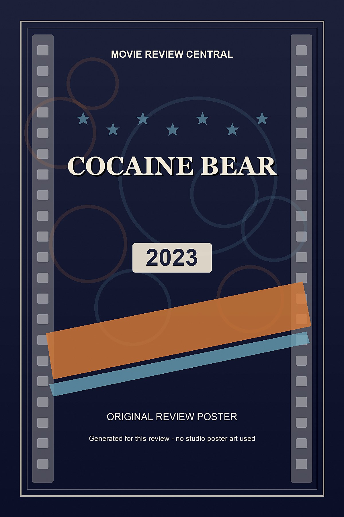 Cocaine Bear (2023) - original review poster Cocaine Bear (2023) - original review poster