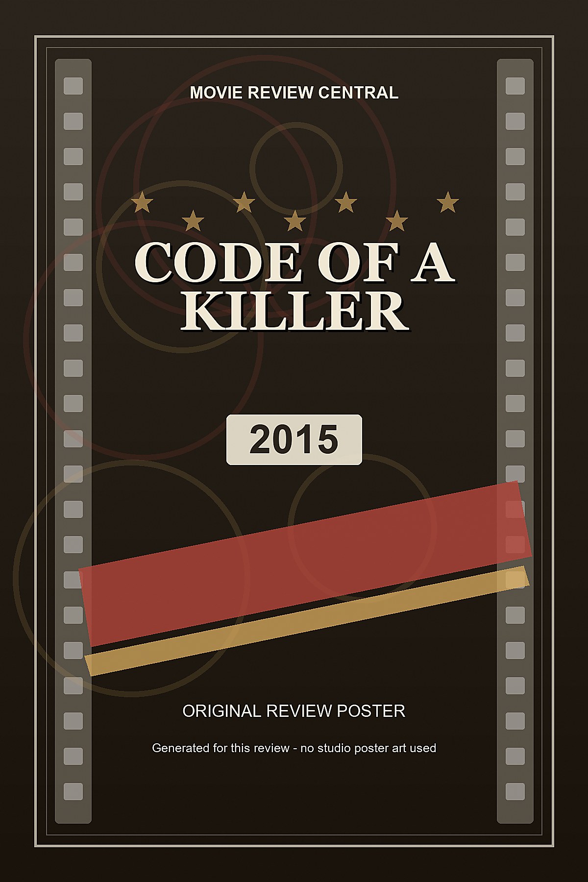 Code of a Killer (2015) - original review poster Code of a Killer (2015) - original review poster