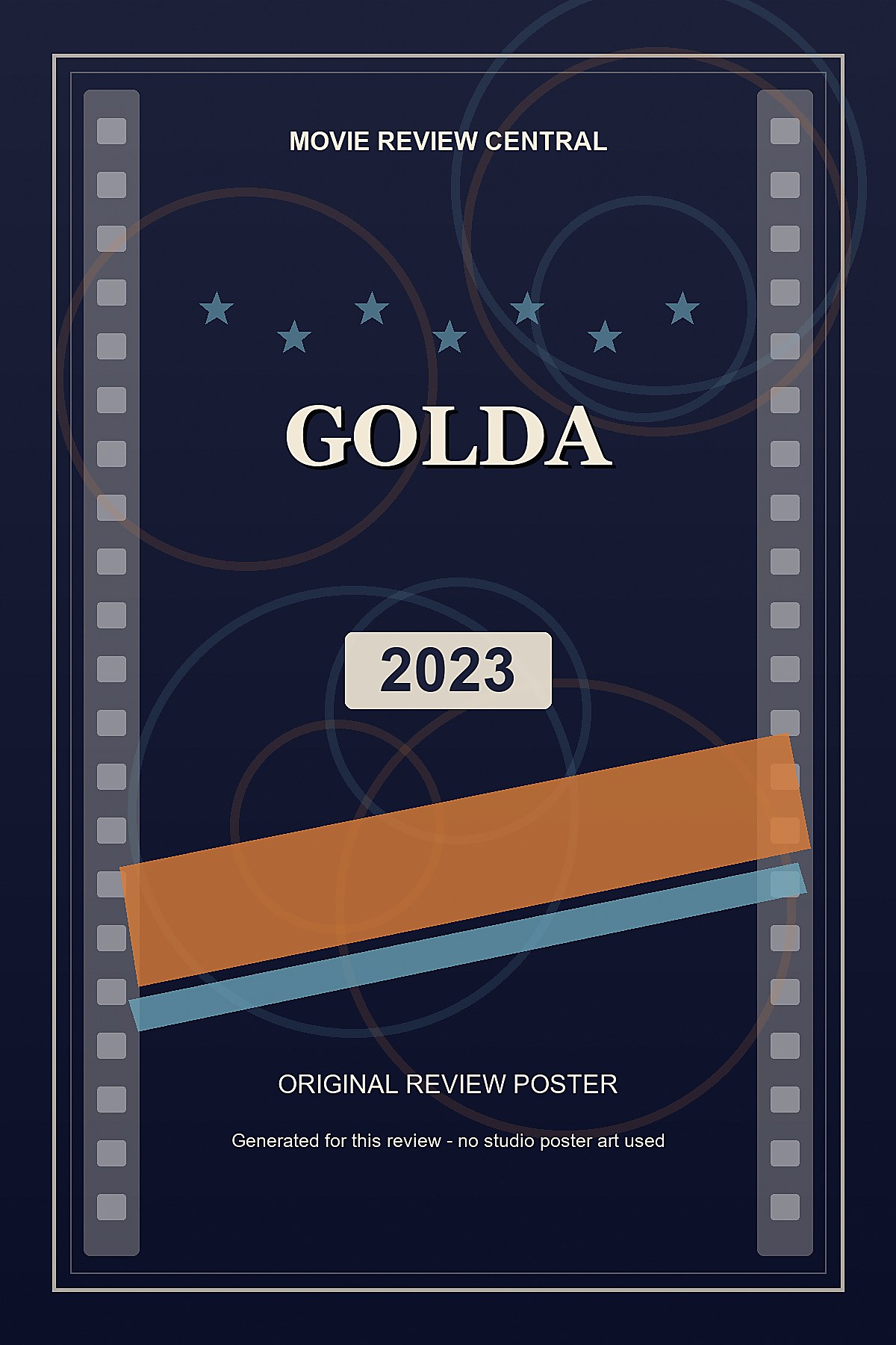 Golda (2023) - original review poster Golda (2023) - original review poster