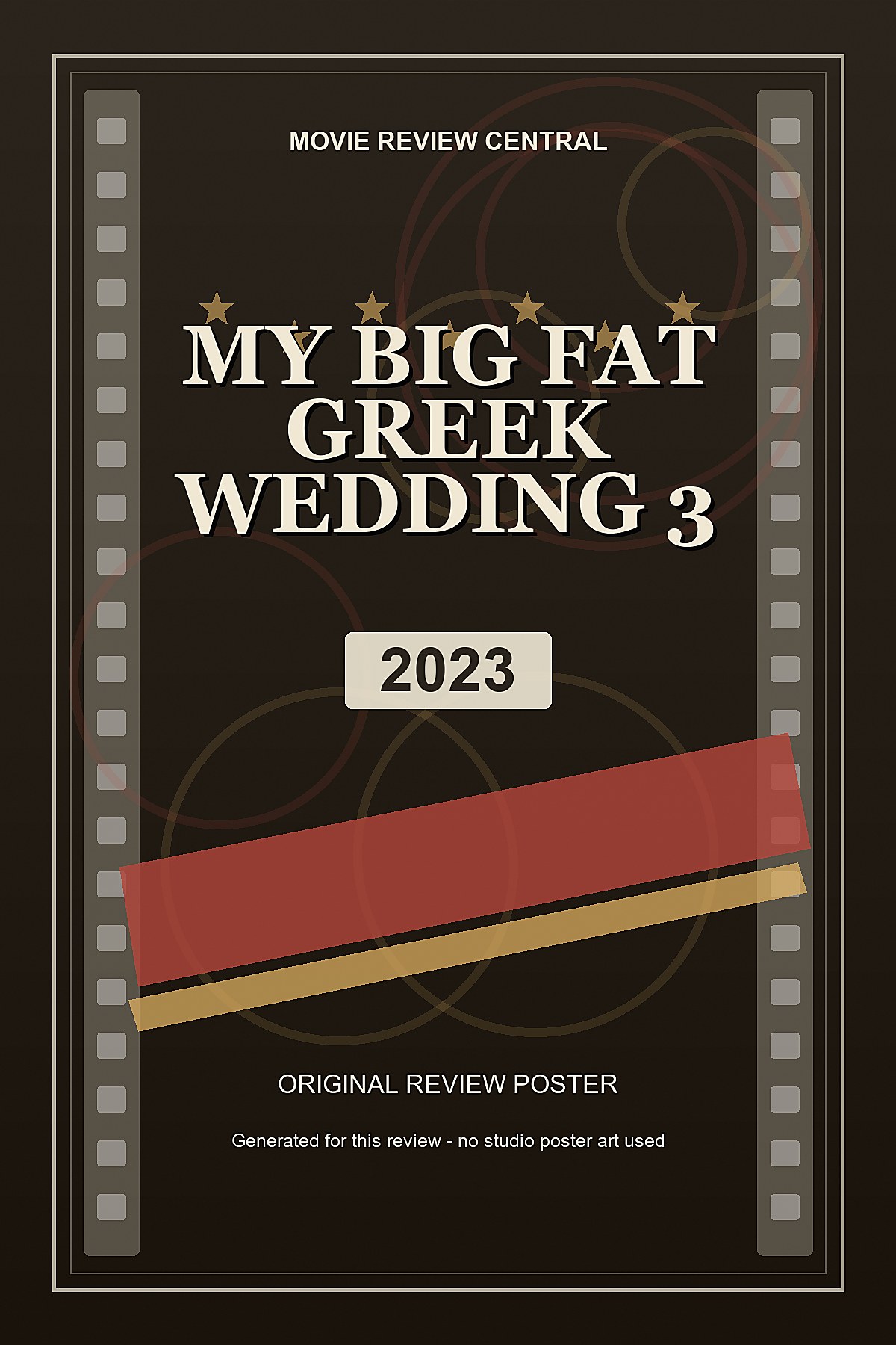 My Big Fat Greek Wedding 3 (2023) - original review poster My Big Fat Greek Wedding 3 (2023) - original review poster