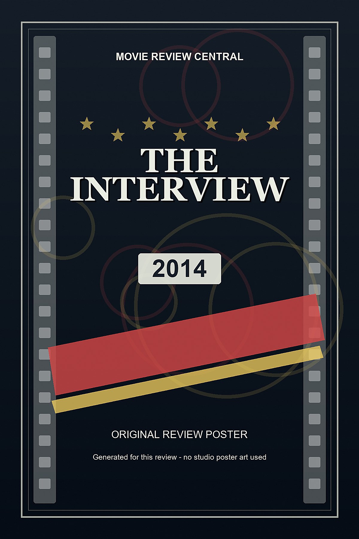 The Interview (2014) - original review poster The Interview (2014) - original review poster