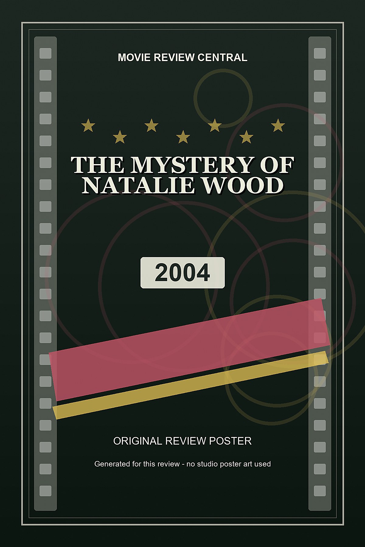 The Mystery of Natalie Wood (2004) - original review poster The Mystery of Natalie Wood (2004) - original review poster