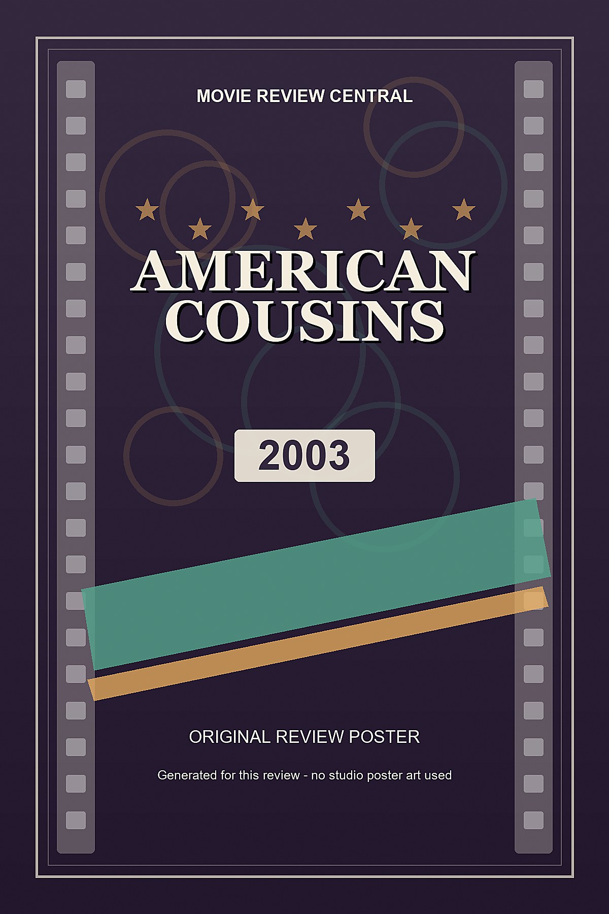 American Cousins (2003) - original review poster American Cousins (2003) - original review poster