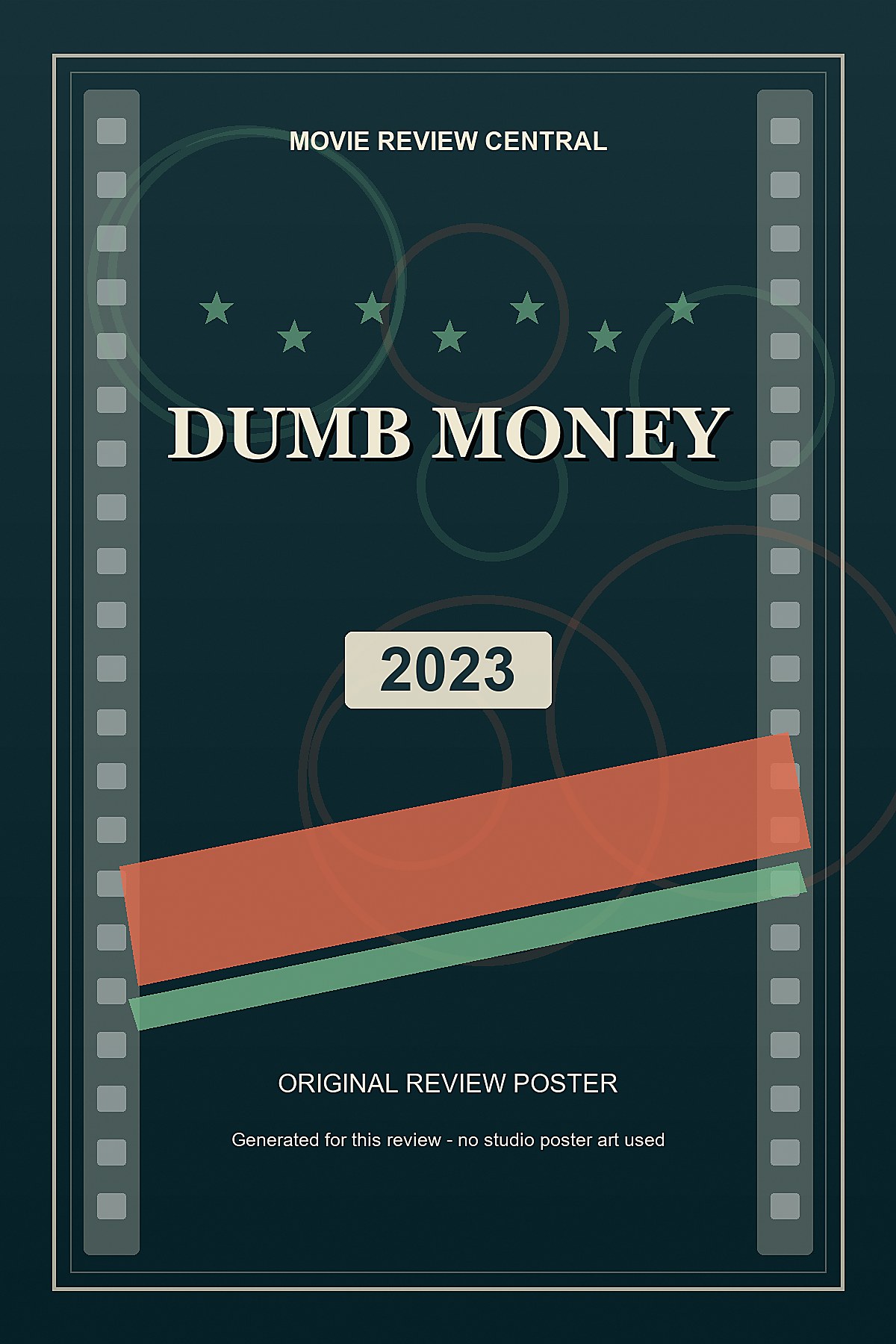 Dumb Money (2023) - original review poster Dumb Money (2023) - original review poster