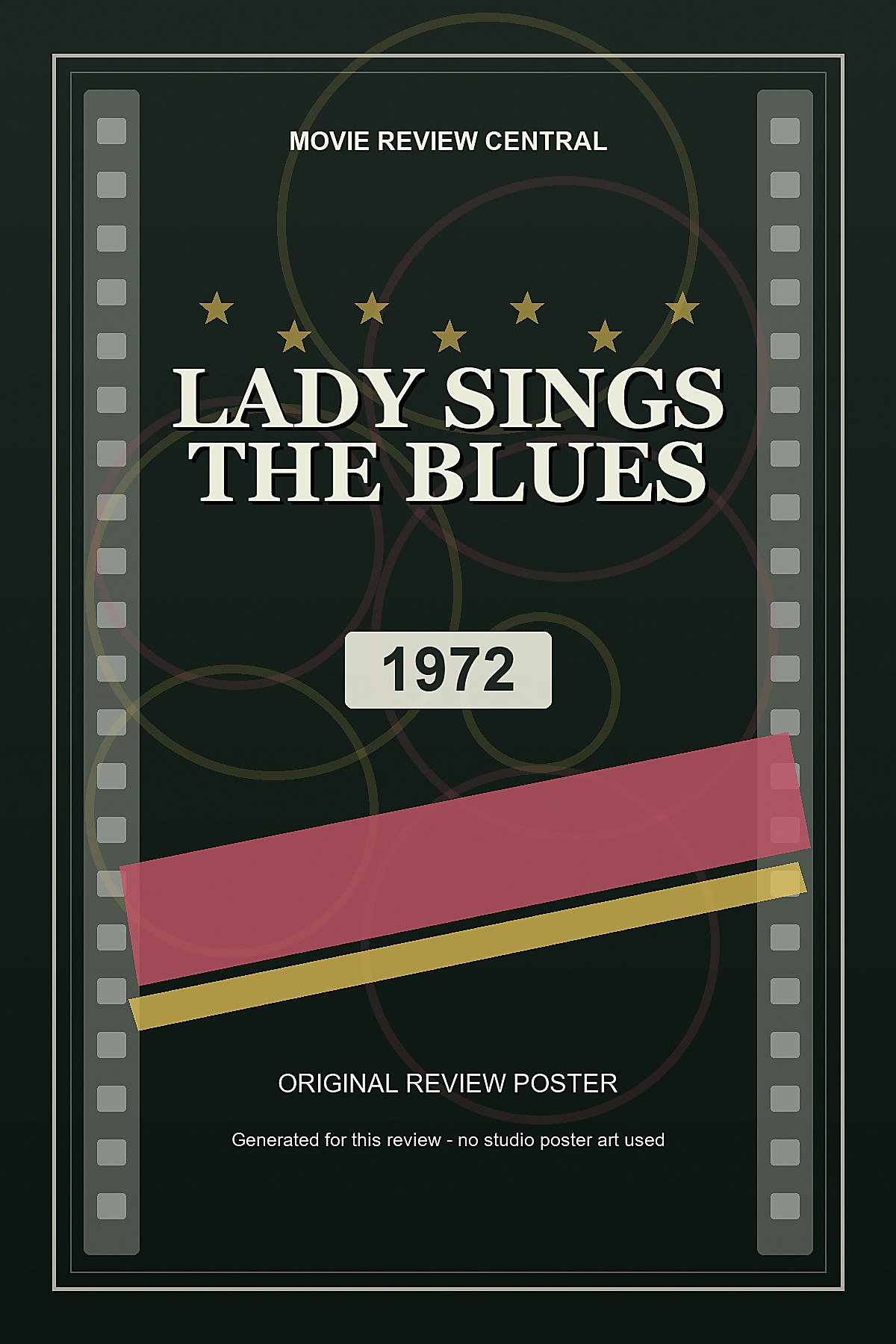 Lady Sings the Blues (1972) - original review poster Lady Sings the Blues (1972) - original review poster