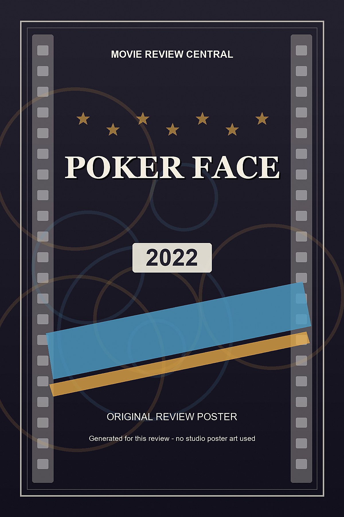 Poker Face (2022) - original review poster Poker Face (2022) - original review poster