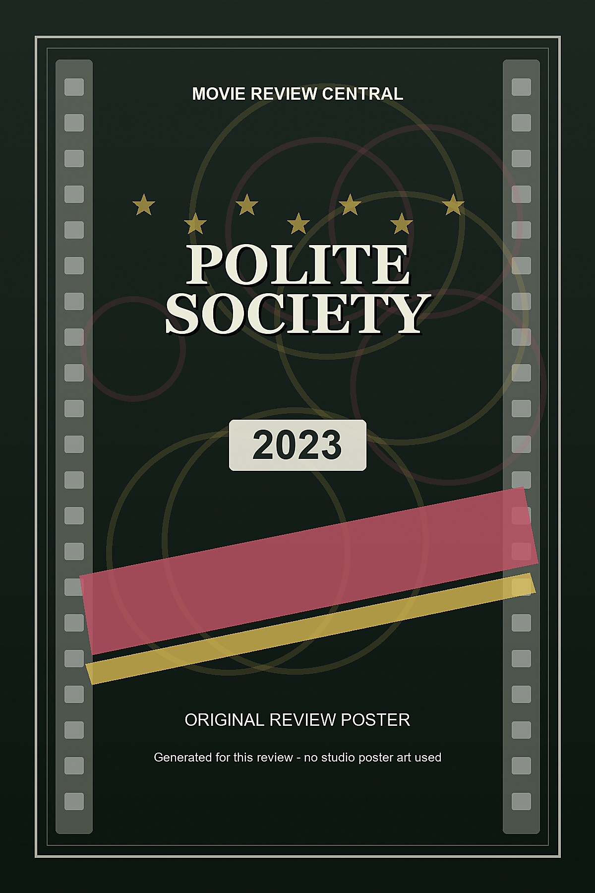 Polite Society (2023) - original review poster