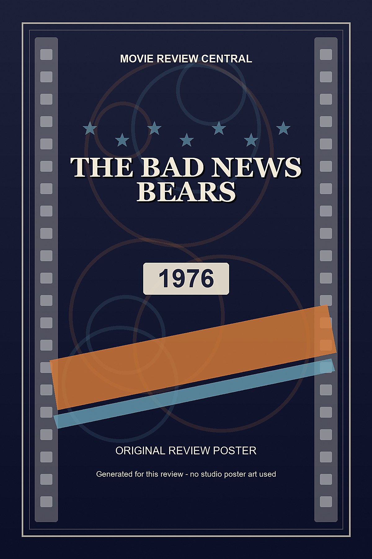 The Bad News Bears (1976) - original review poster The Bad News Bears (1976) - original review poster
