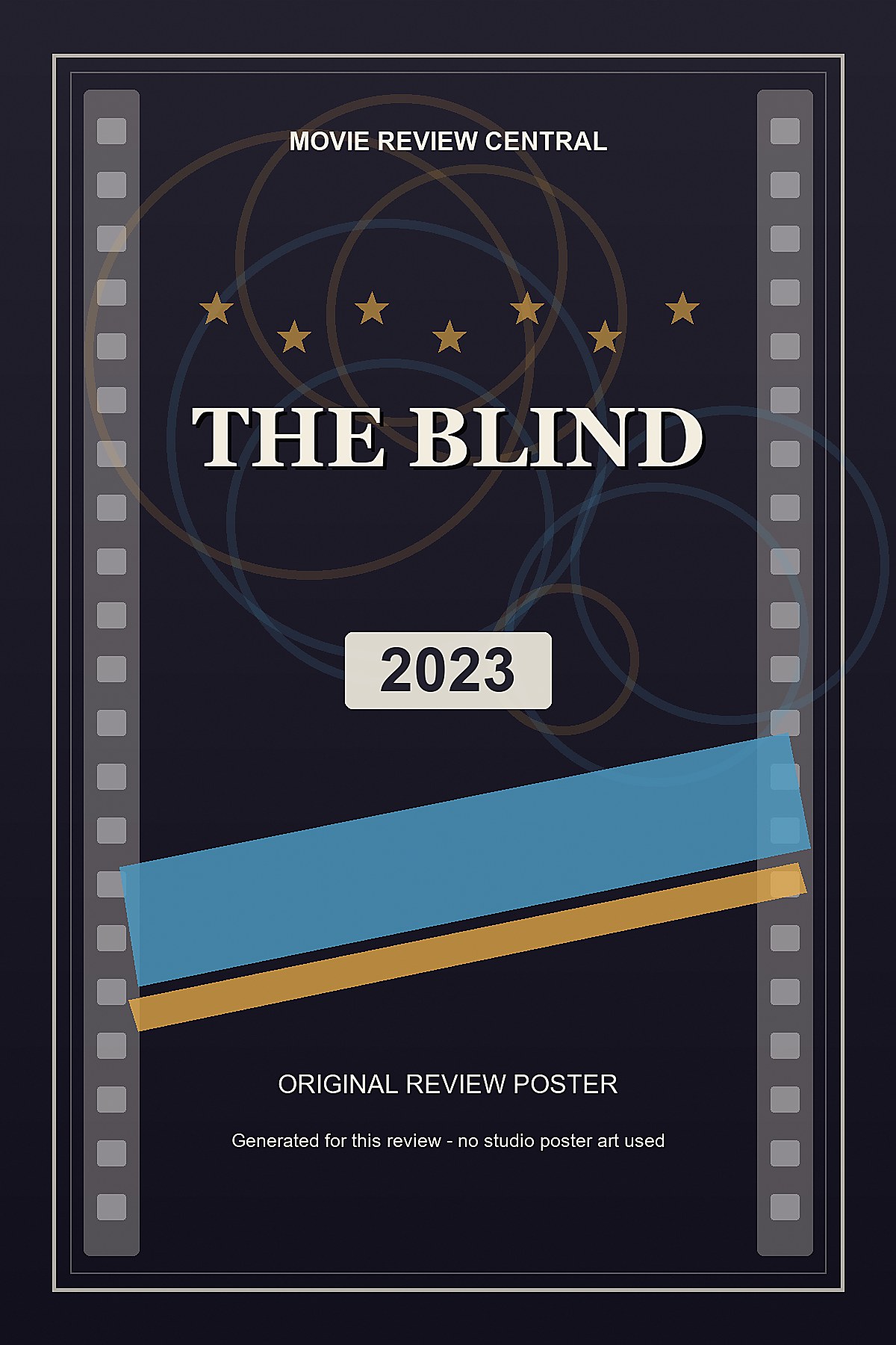 The Blind (2023) - original review poster The Blind (2023) - original review poster