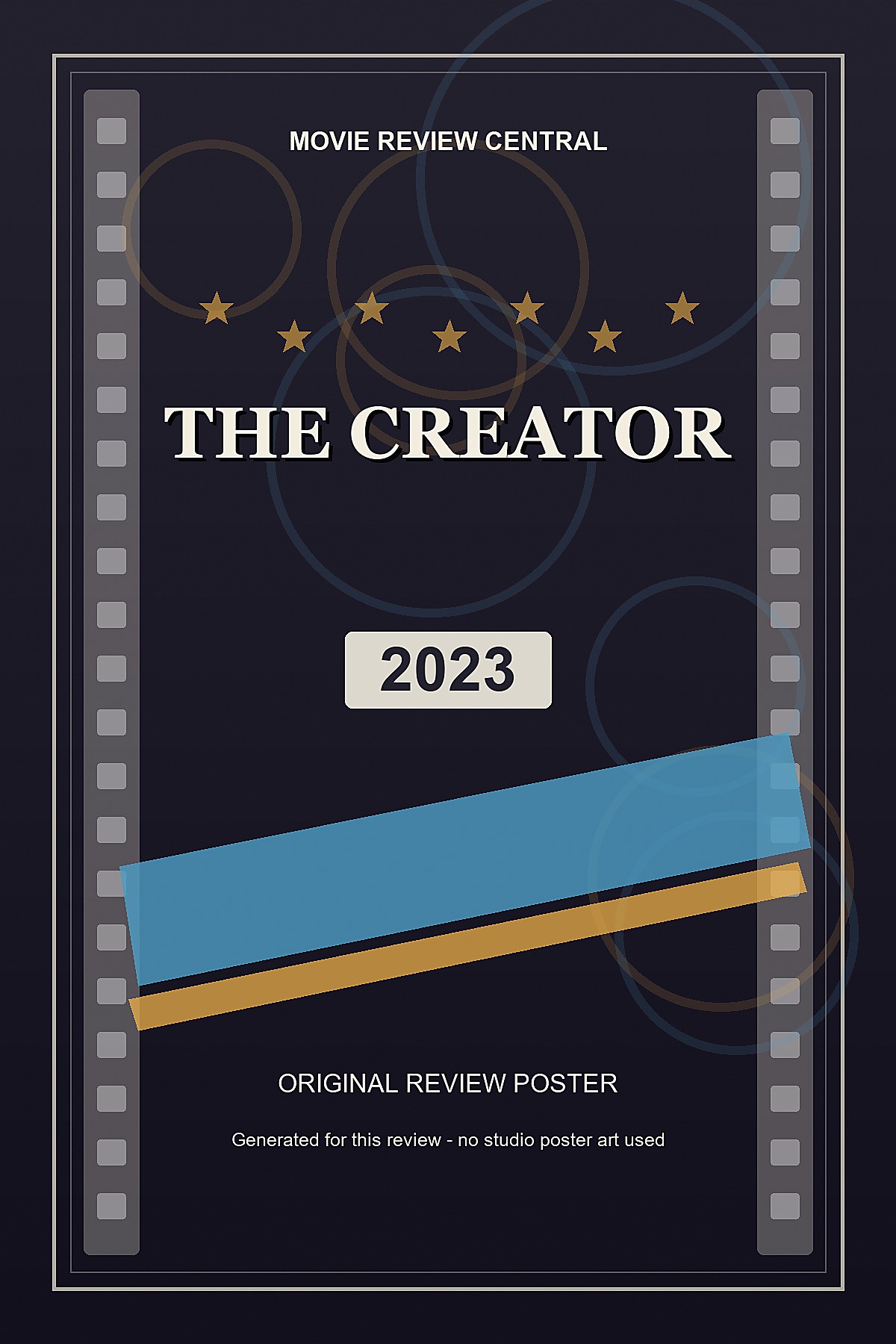 The Creator (2023) - original review poster The Creator (2023) - original review poster