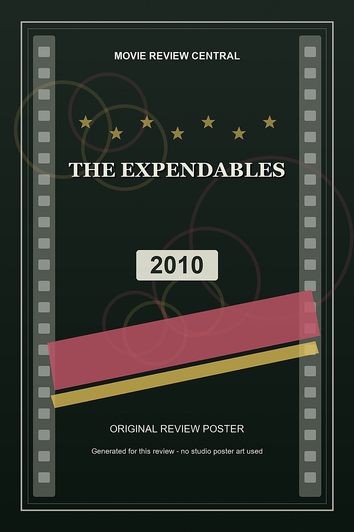 The Expendables (2010) - original review poster The Expendables (2010) - original review poster