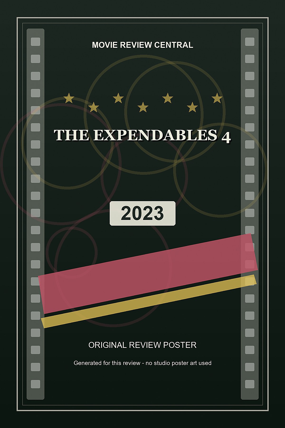 The Expendables 4 (2023) - original review poster The Expendables 4 (2023) - original review poster