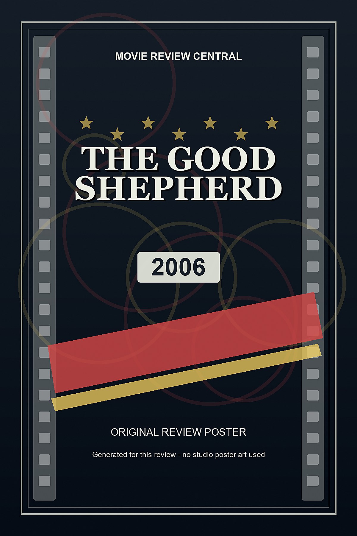 The Good Shepherd (2006) - original review poster The Good Shepherd (2006) - original review poster