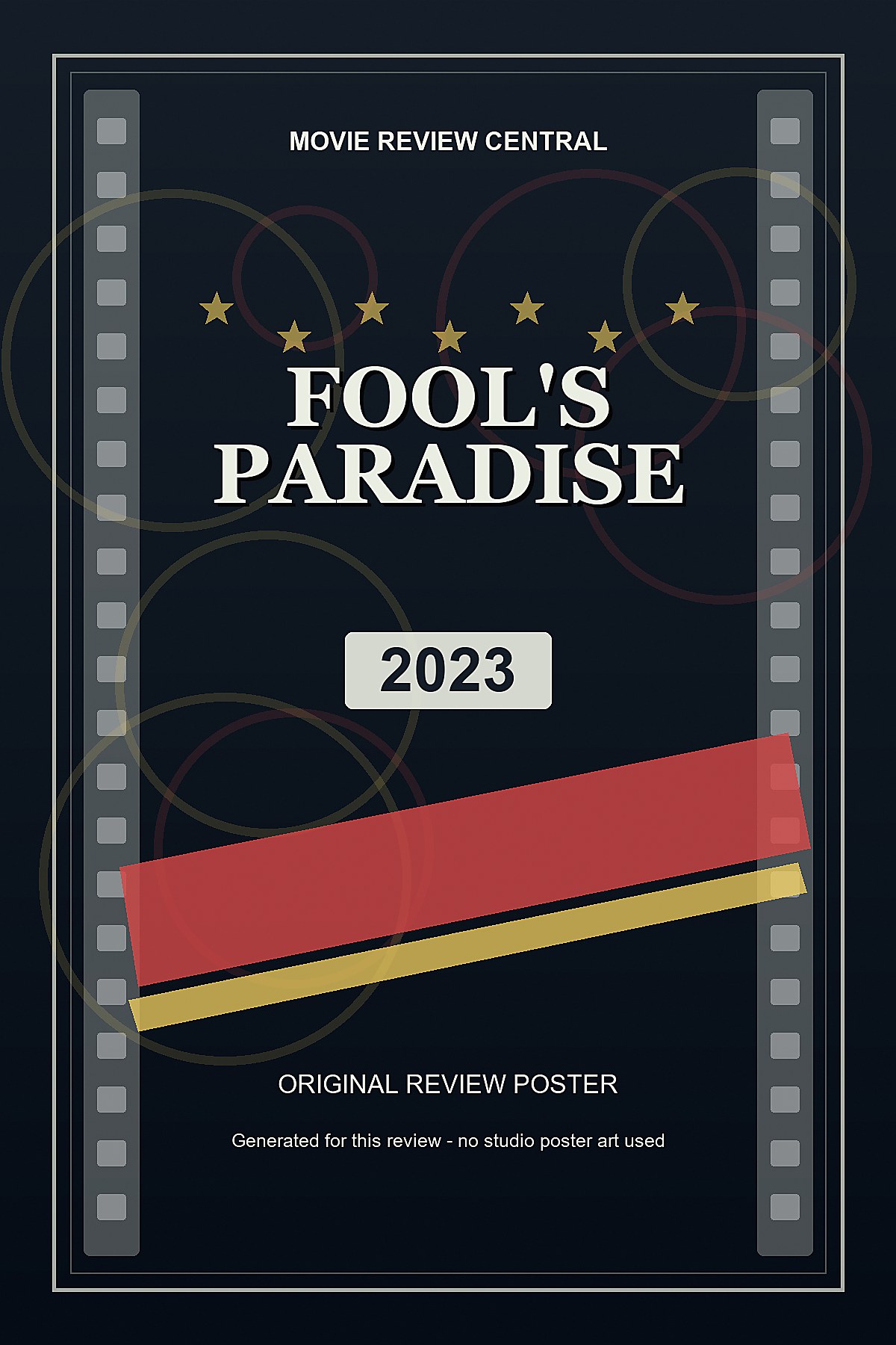Fool's Paradise (2023) - original review poster Fool's Paradise (2023) - original review poster