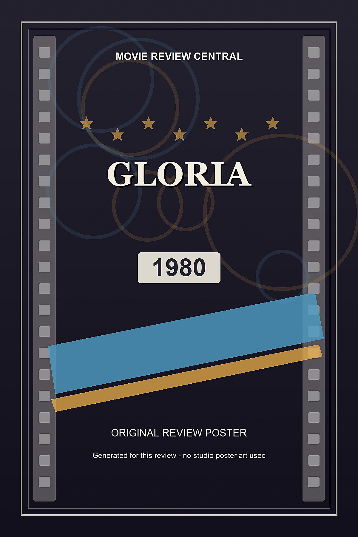 Gloria (1980) - original review poster Gloria (1980) - original review poster
