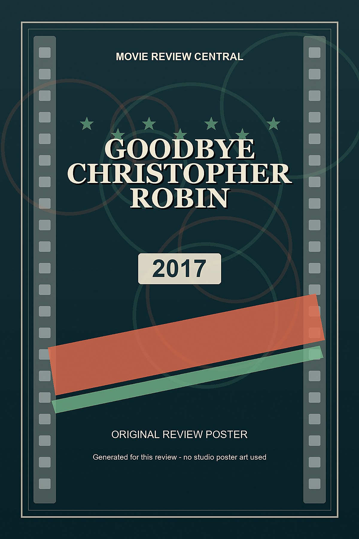Goodbye Christopher Robin (2017) - original review poster Goodbye Christopher Robin (2017) - original review poster