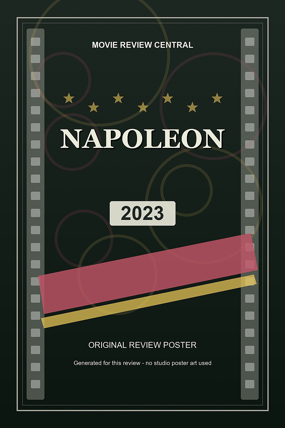 Napoleon (2023) - original review poster Napoleon (2023) - original review poster