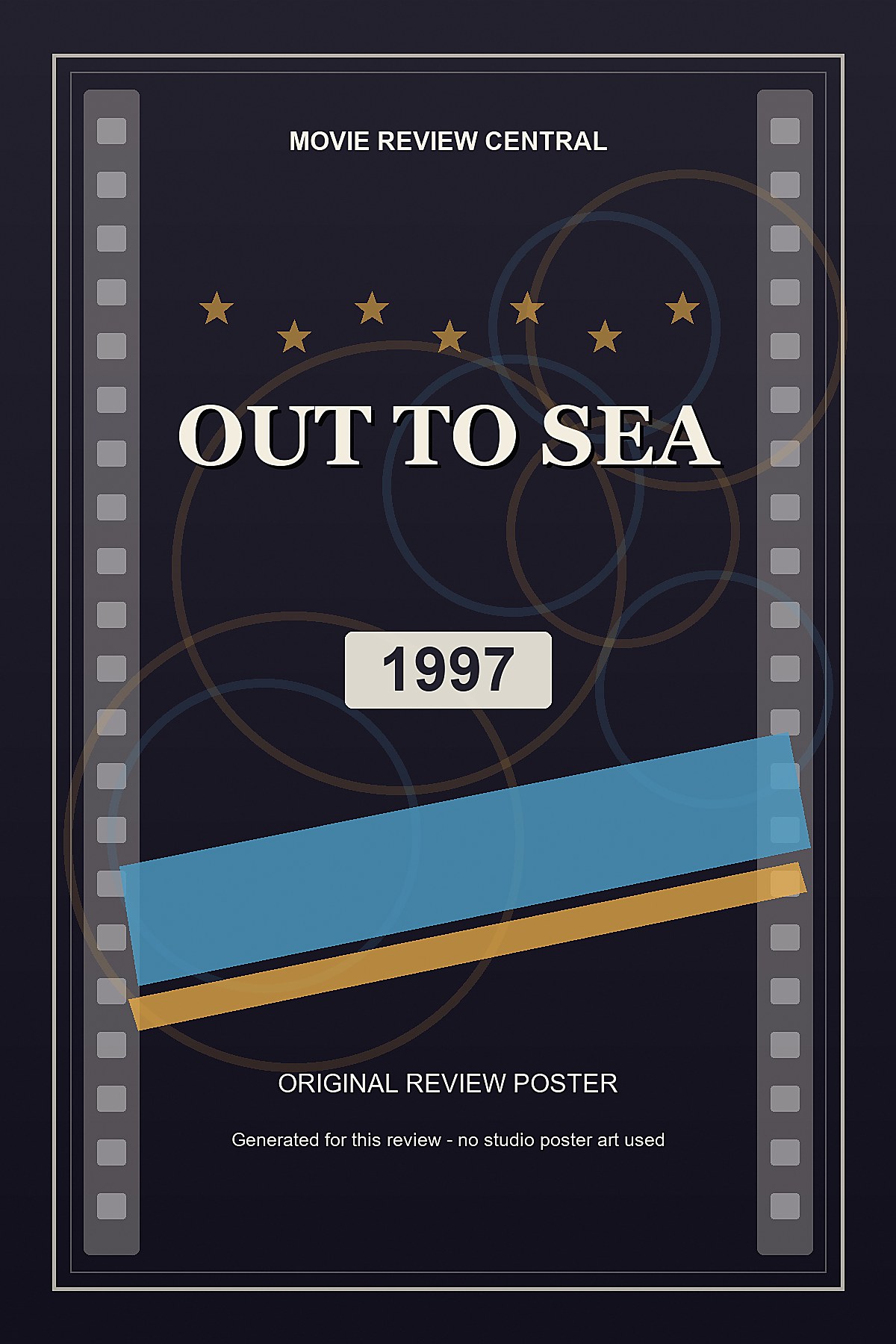 Out to Sea (1997) - original review poster Out to Sea (1997) - original review poster