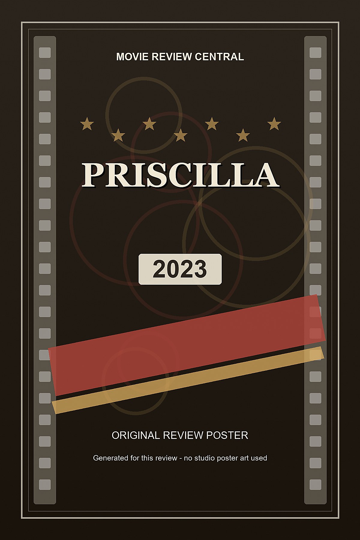 Priscilla (2023) - original review poster Priscilla (2023) - original review poster