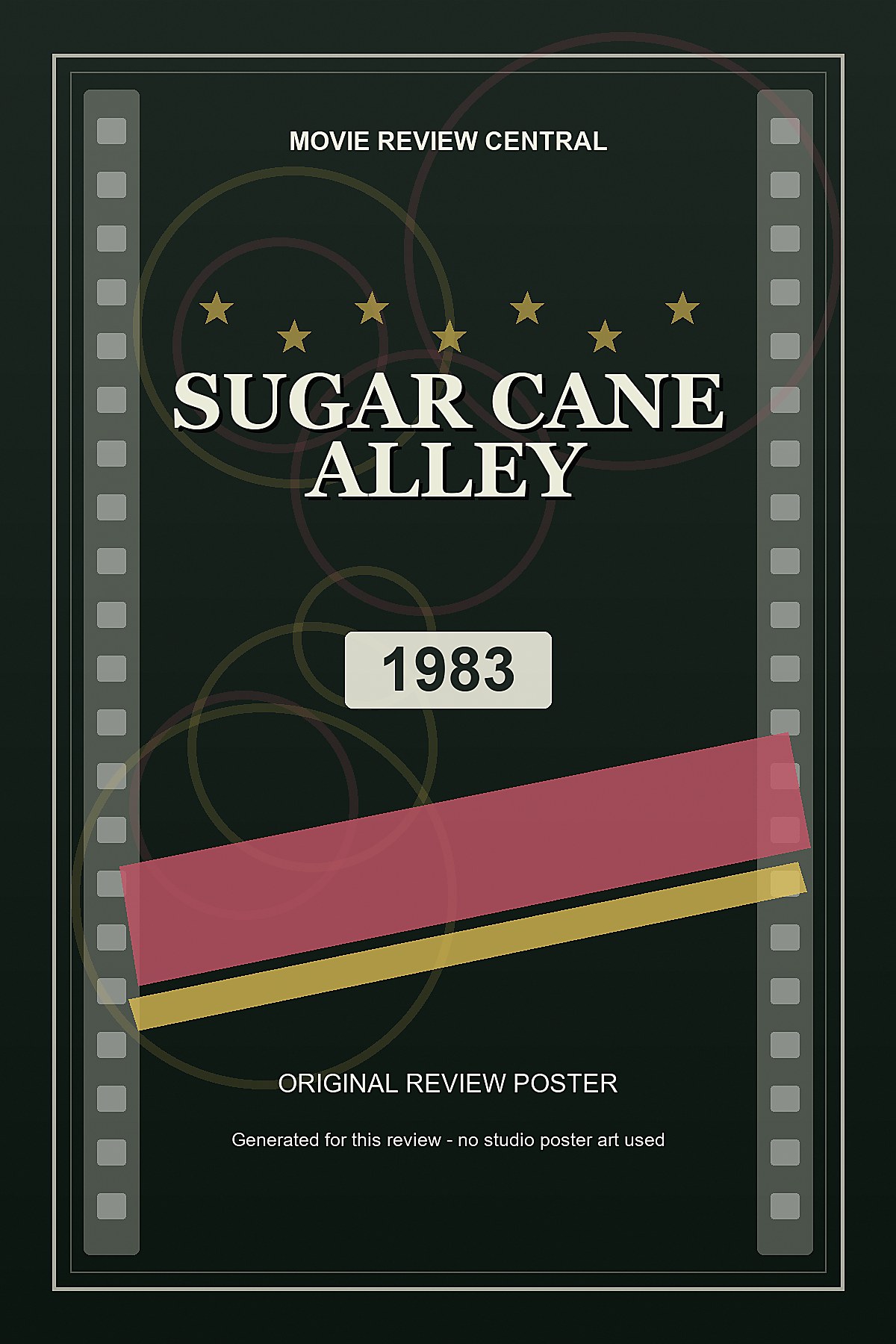 Sugar Cane Alley (1983) - original review poster Sugar Cane Alley (1983) - original review poster