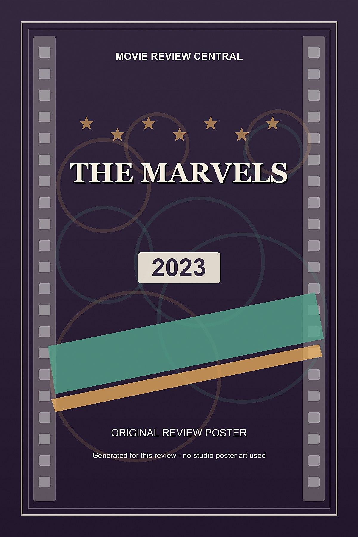 The Marvels (2023) - original review poster The Marvels (2023) - original review poster