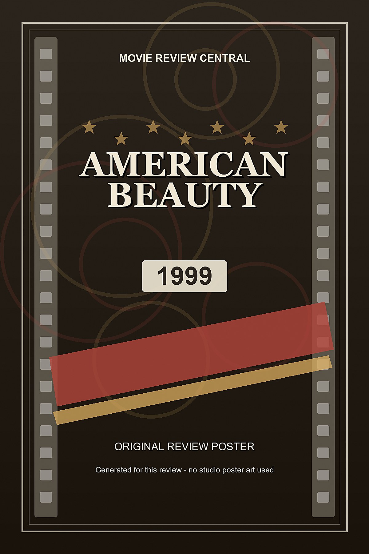 American Beauty (1999) - original review poster American Beauty (1999) - original review poster