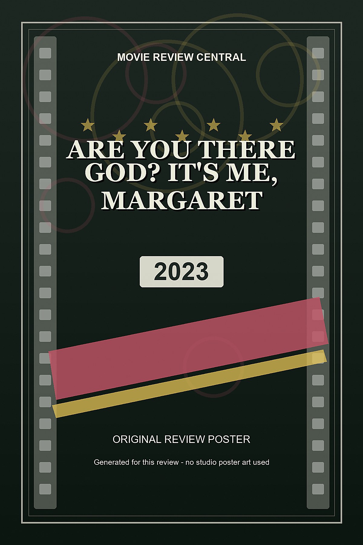 Are You There God? It's Me, Margaret (2023) - original review poster Are You There God? It's Me, Margaret (2023) - original review poster